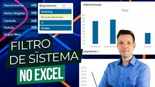 Como Criar Filtros de Sistema no Excel - Design de Planilha