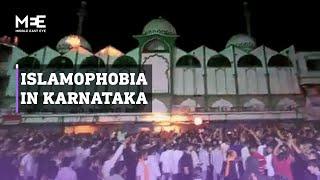 Songs inciting the genocide of Muslims played outside a mosque in Karnataka, India.