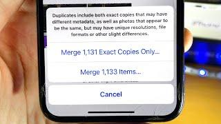 How To Delete Duplicate Photos in iPhone! [Merge together]