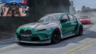 Widebody BMW M3 G80 Competition & M2 G87 Convoy - Assetto Corsa | Moza R16 + Pimax VR