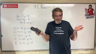 FE Review: Math Problem 1