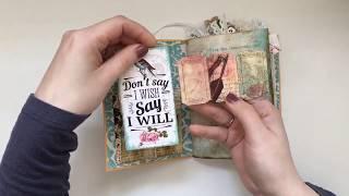 Small Junk Journal using this and that *** SOLD***