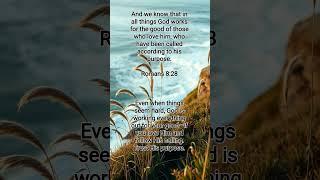 God Works for Your Good – Romans 8:28 Bible Verse