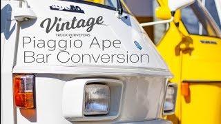 Piaggio ape mobile bar conversion