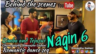 Choreographer Himanshu Gadani Behind the scenes of Nagin 6 Romantic song ft. Simba & Tejaswi