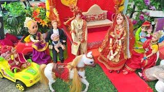 Barbie Doll All Day Routine In Indian Village/Radha Ki Kahani Part -288/Barbie Doll Bedtime Story||