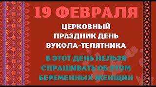 19 февраля церковный праздник День Вукола-Телятника. Народные приметы. Традиции. Именины 19 февраля.