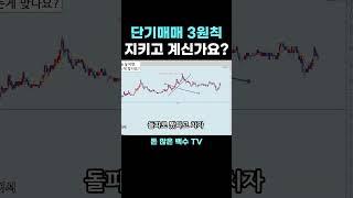 단타 3원칙을 지켜야 결국 승리합니다