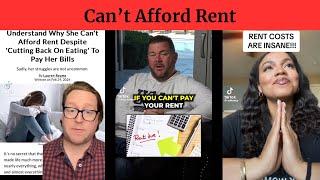 People Can't Afford Rent | TikTok Rant on Rising Rent Prices