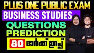Plus One Public Exam Business Studies | Chapter - 10,11 | Sure Questions | Eduport
