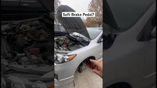 Check this if your brake pedal is too soft! #mechanic #brakes #shorts #fix #viral #cars #tips