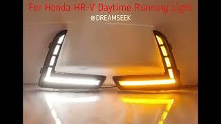 Dreamseek LED DRL For Honda HRV eNy1 2023+ Daytime Running Light Fog Lamp With Dynamic Turn Signal