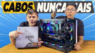 MARAVILHOSO! Montamos um PC GAMER "SEM CABOS" do cliente 