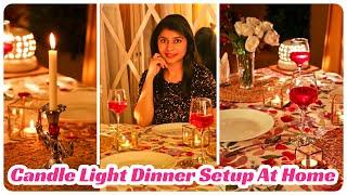 घर पर Candle Light Dinner के लिए टेबल कैसे सजाएं | Meesho Home Decor Shopping ~ Home 'n' Much More