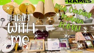 Thrift With Me | Mid Century Modern Home Decor Galore 