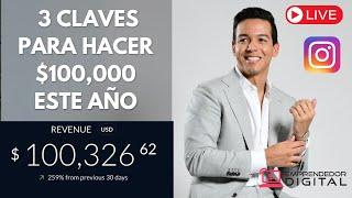 3 Claves para hacer $100,000 como Emprendedor o Vendedor Digital