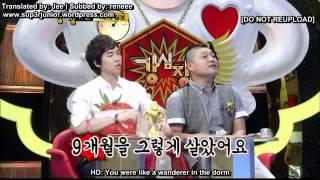 Strong Heart - Sadness of Kyuhyun & with Leeteuk's relationship (Eng Sub)