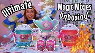 ASMR UNBOXING THE *VIRAL* MAGIC MIXIES GENIE LAMP‍️FIRE & ICE CAULDRONS️AND CRYSTAL WOODS!!🫢