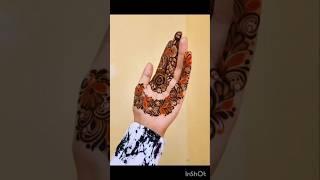 Easy front hand mehndi design  #mehndi #shortvideo #shorts #trending #instagram #tiktok #henna