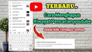 1X KLIK!! Cara Mudah Menghapus Riwayat Pencarian Youtube Dengan Cepat