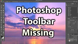 Photoshop Toolbar Missing - How to Reset Tools and Workspace in Photoshop