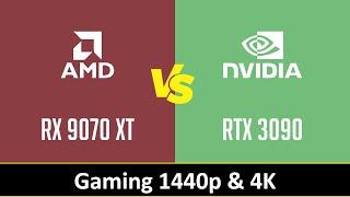 RX 9070 XT vs RTX 3090