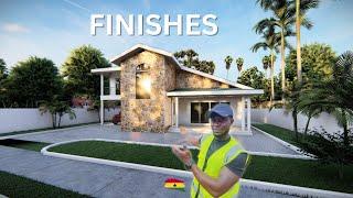 Finishes On My Parent's House In Ghana | Building In Ghana