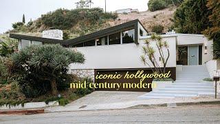 Iconic Hollywood Mid-century Modern House on Sunset Strip (Bobby Darin + Sandra Dee home)