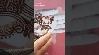 easy front hand mehandi design| #shorts #ytshorts