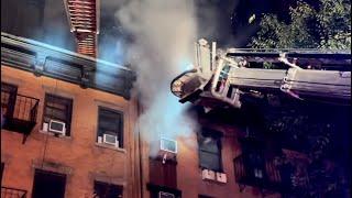 FDNY Manhattan 10-75 Box 0765 Fire Top Floor 4 Story MD