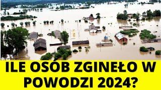 Ile osób zginęło w powodzi 2024? Komendant Główny Policji podał dane: