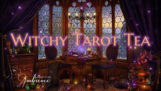 Winter Witchy Tarot Tea ASMR Ambience  Cozy Winter Evening of Mystery & Magic with Good Witches