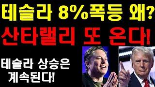 테슬라 8% 폭등 왜? 산타랠리 또 오고 계속 온다! 테슬라 상승이 계속 되는 이유! 짐크레이머 테슬라에겐 한계가 없다! 현재 데이타는 의미가 없다! 중국 매가팩토리 생산시작