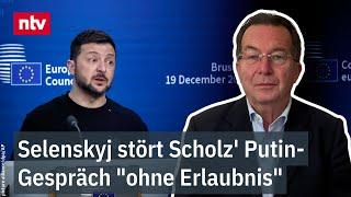 Thiele sieht Fehlannahme Kiews - Selenskyj stört Scholz' Putin-Gespräch "ohne Erlaubnis" | ntv