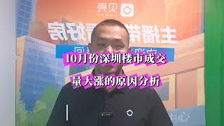 为何深圳楼市10月份成交量会大涨