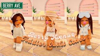 Cutesy Toddler Berry Avenue Outfit Codes  | bunniory ౨ৎ