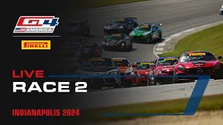 LIVE | Race 2 | Indianapolis | Pirelli GT4 America 2024