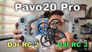 BetaFPV Pavo20 Pro on connecting with DJI FPV Remote Controller 2 and FPV Remote Controller 3