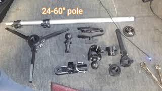 Boat build Summit fishing Livescope pole