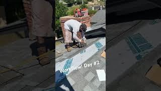 Hot summer day! ROOFING 101 (#business )(#shorts )