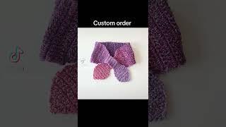 Custom order completed! #crochet #crocheting #handmade #smallbusiness #sale #craft #scarf