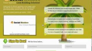 How To Get Free Backlinks using Free Traffic System with Social Monkee software