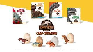 McDonald's Happy Meal Commercial - Jurassic World Camp Cretaceous Books & Toys / collectjurassic.com