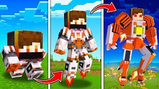 Minecraft But i Can Evolve Into Robots....