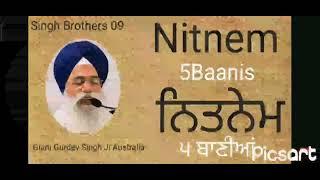 Nitnem #Bhai Gurdev singh Ji Australia#sangtee nitnem# fast nitnem 37 mins