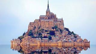 Mont Saint-Michel Walking Tour  | Breathtaking 4K Views of France's Iconic Island