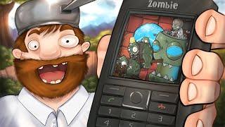 The mobile java version of Plants Vs. Zombies... (it's a nightmare)