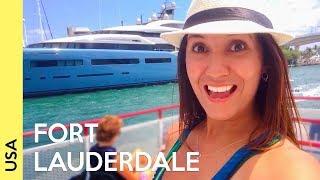 Fort Lauderdale, Florida | Beach and Boat tour (travel vlog)