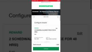 Schedwall: Mobile Pledging