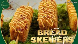 Easy Bread Skewers Recipe | Perfect Party Snack by SuperChef